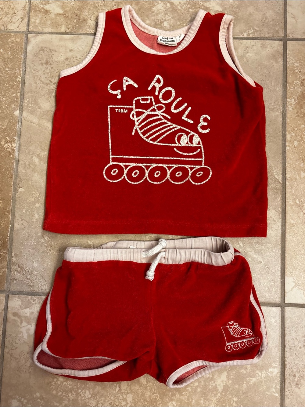 Amazzzzing Tank + Shorts Terry Set. Parisian!